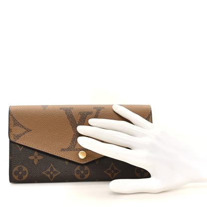 Louis Vuitton Reverse Monogram Giant Sarah Wallet 2 of 8