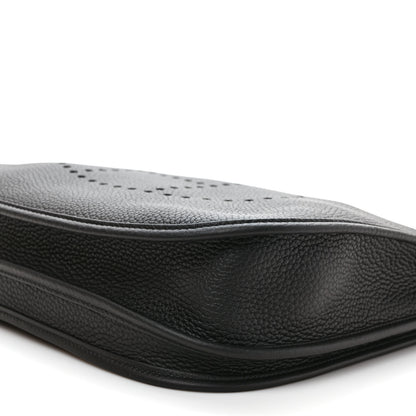 Hermes Taurillon Clemence Evelyne III PM Black 9 of 9