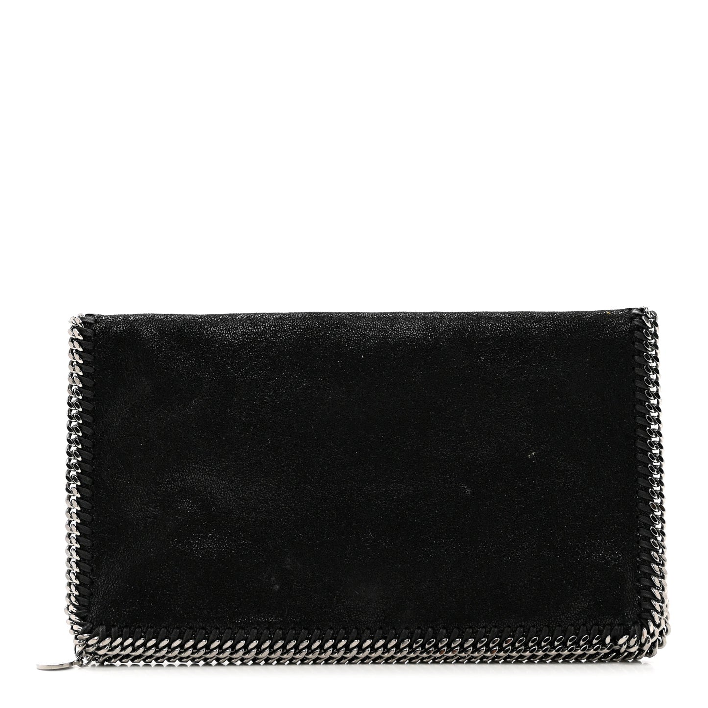 Shaggy Deer Falabella Fold Over Clutch Black