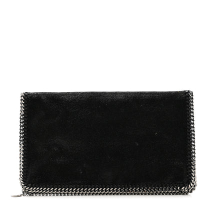 Stella McCartney Shaggy Deer Falabella Fold Over Clutch Black 1 of 5