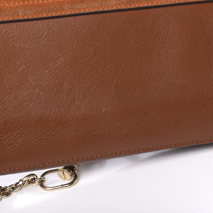 Chloe Suede Calfskin Small Faye Shoulder Bag Tobacco 11 of 14