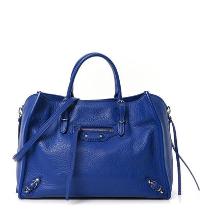 Balenciaga Veau Papier A6 Zip Around Tote Bleu Roi 1 of 10
