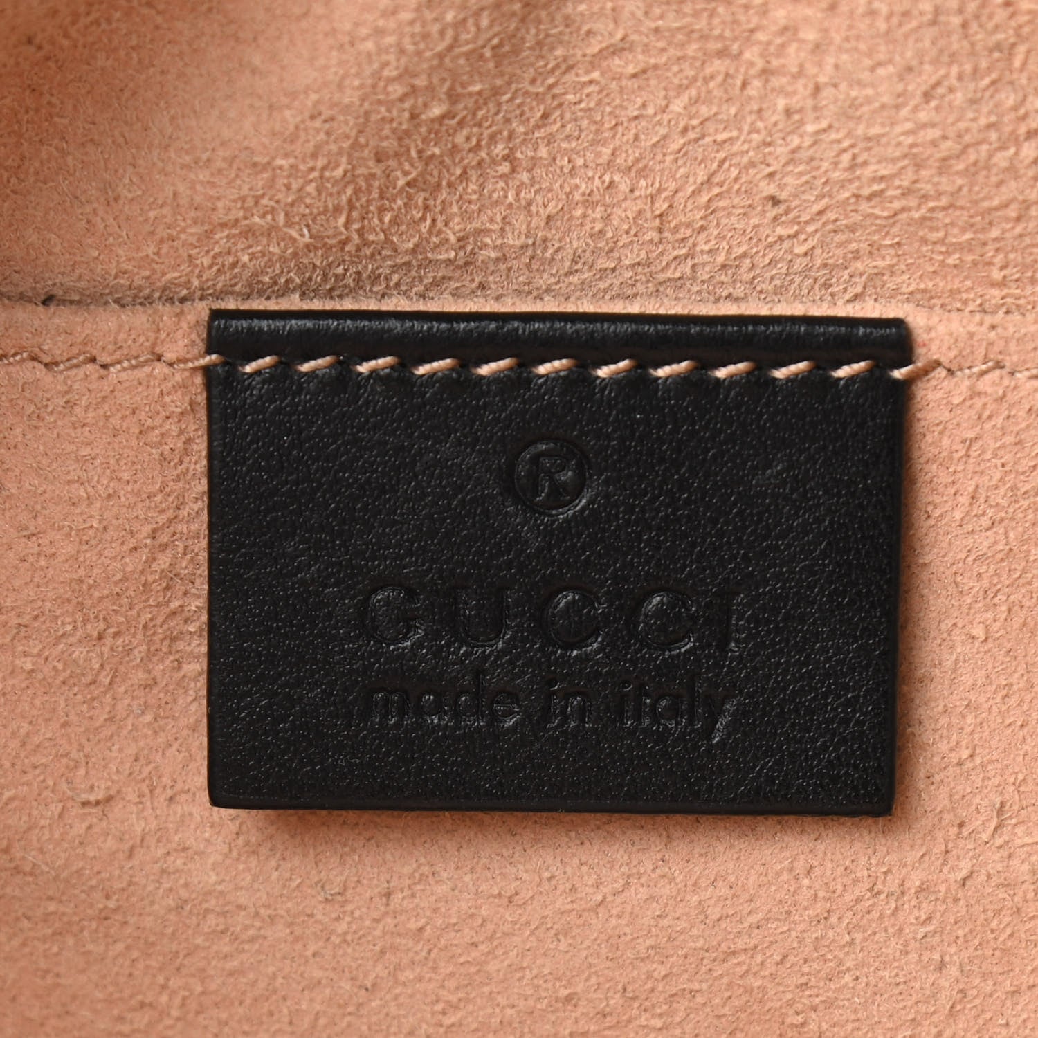Gucci Calfskin Matelasse Small GG Marmont Chain Shoulder Bag Black 6 of 11