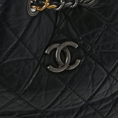 Chanel Aged Calfskin Quilted Small Gabrielle Backpack Black 11 of 11