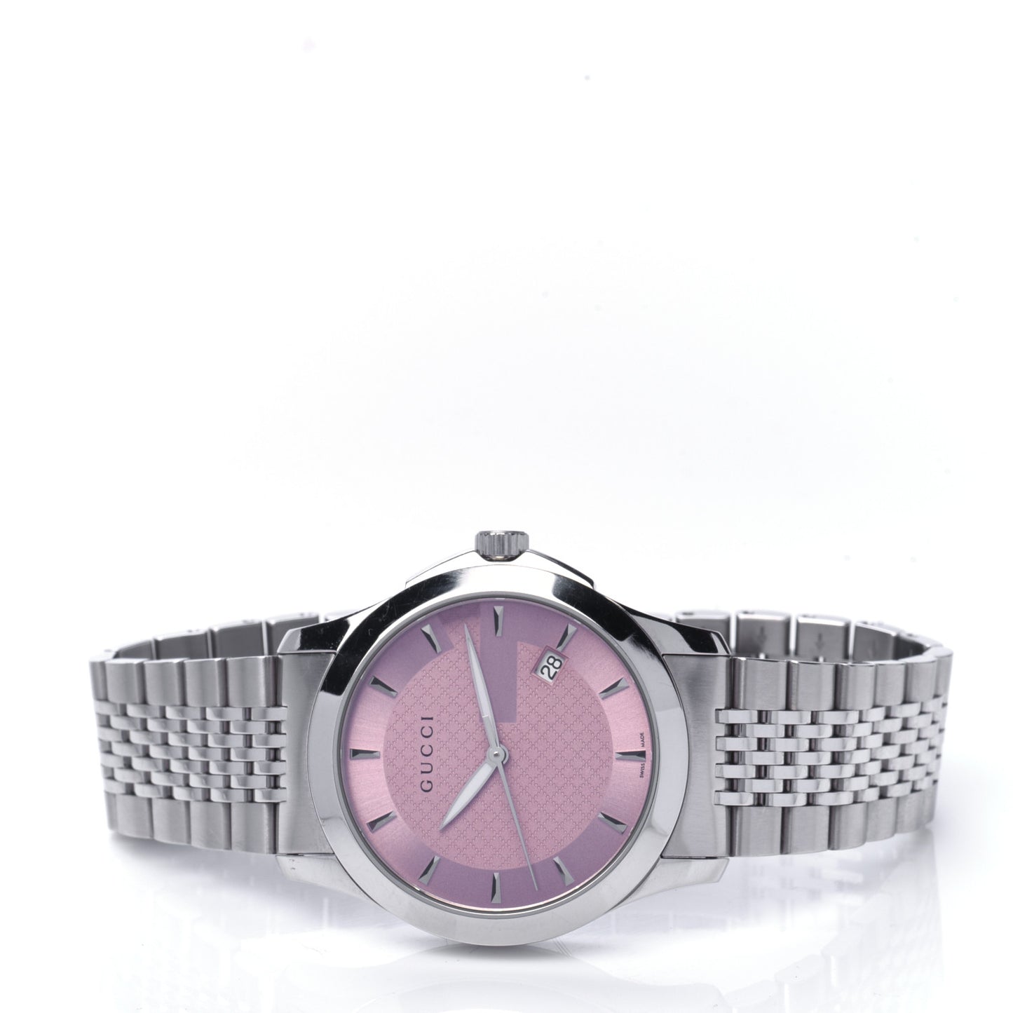 Stainless Steel 38mm G-Timeless Quartz Watch Pink