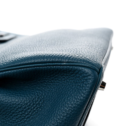 Hermes Togo Birkin 35 Bleu de Galice 12 of 15