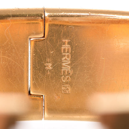 Hermes Enamel Wide Clic Clac H Bracelet GM Chocolate 4 of 4