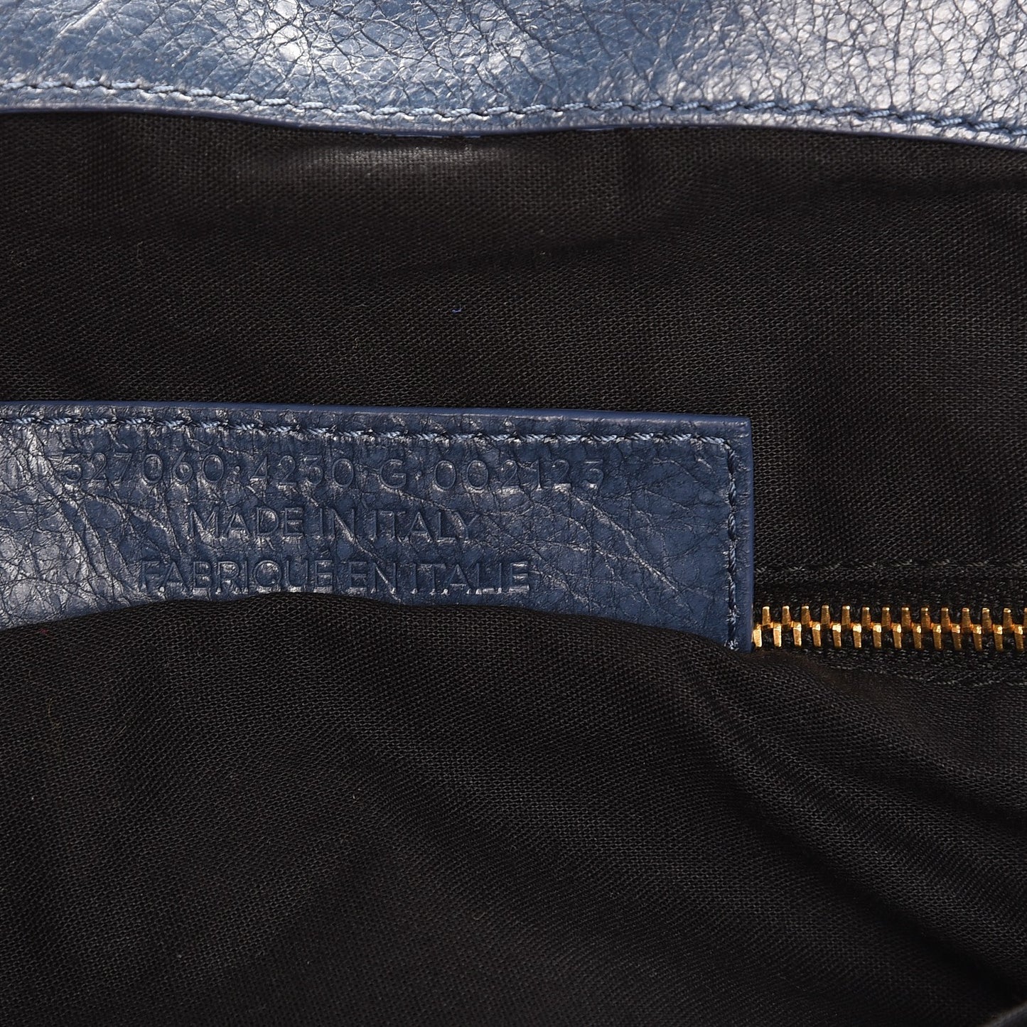 Agneau Giant 12 Gold Hardware Bowling Bag Bleu Persan