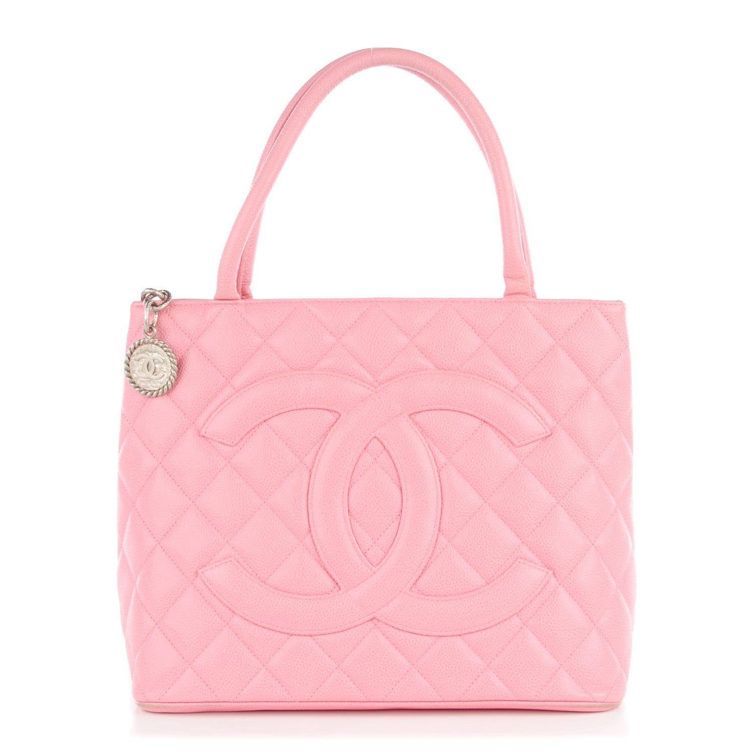 Chanel Caviar Quilted Medallion Tote Light Pink 1 of 8