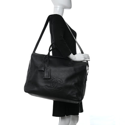 Chanel Lambskin Timeless CC Duffle Bag Black 3 of 17