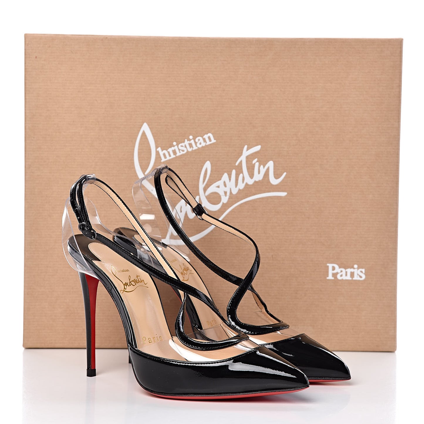 Patent PVC Cupidetta 100 Pumps 35 Black