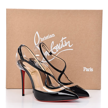 Christian Louboutin Patent PVC Cupidetta 100 Pumps 35 Black 8 of 8