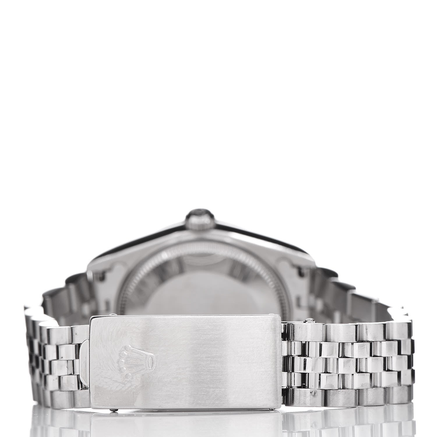 Rolex Stainless Steel 18K White Gold Mother of Pearl 31mm Oyster Perpetual Watch Roman 78274 4 of 7