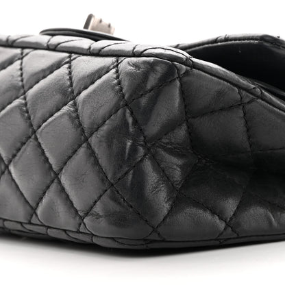 Chanel Iridescent Calfskin Quilted 2.55 Reissue 224 Flap Black 10 of 18
