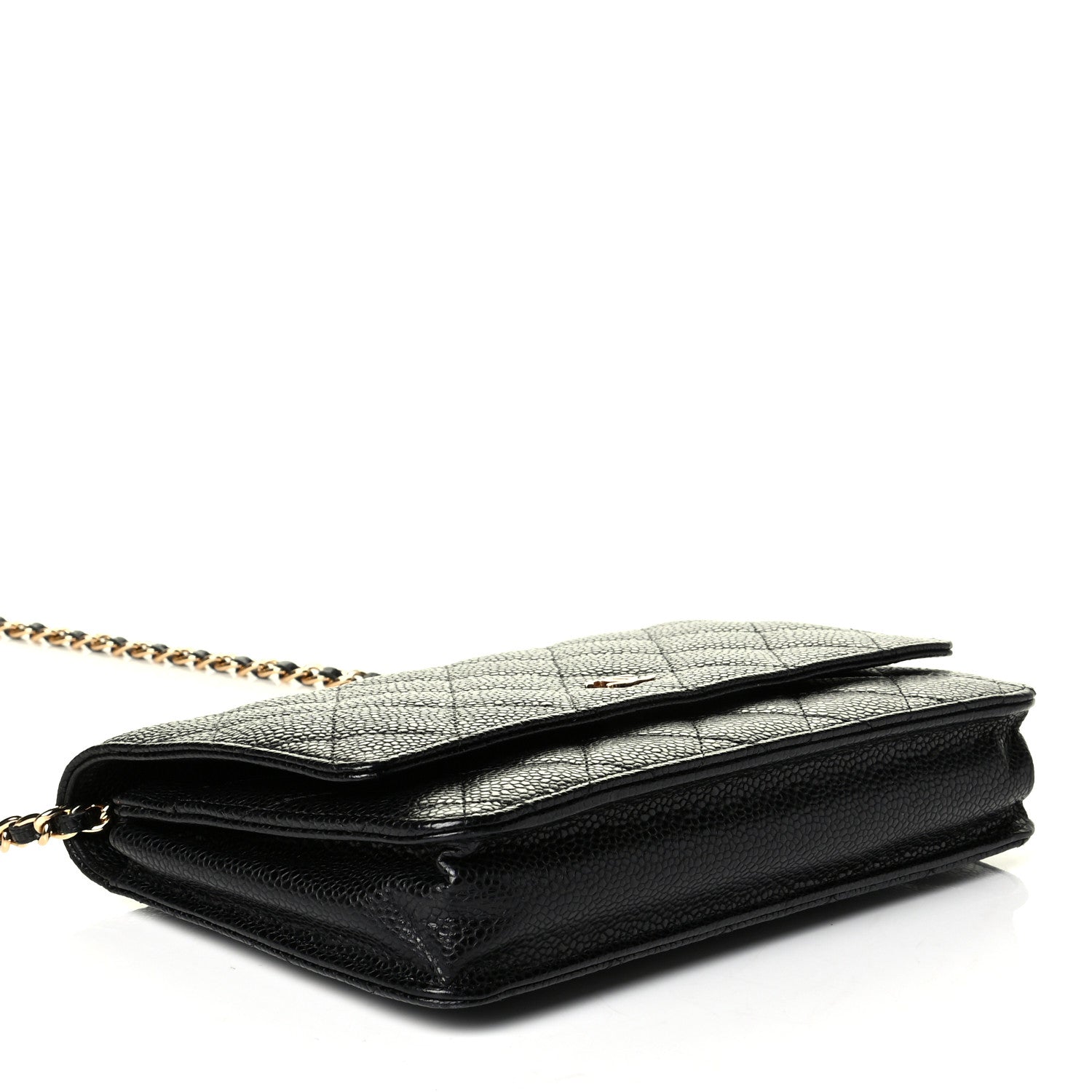 Chanel Caviar Quilted Wallet On Chain WOC Black 3 of 7