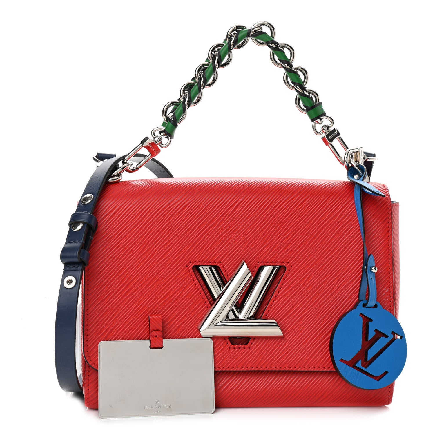 Louis Vuitton Epi Twist Braided Strap Shoulder Bag PM Coquelicot 1 of 13