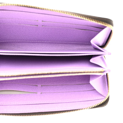 Louis Vuitton Damier Ebene Illustre Zippy Wallet Violet 5 of 7