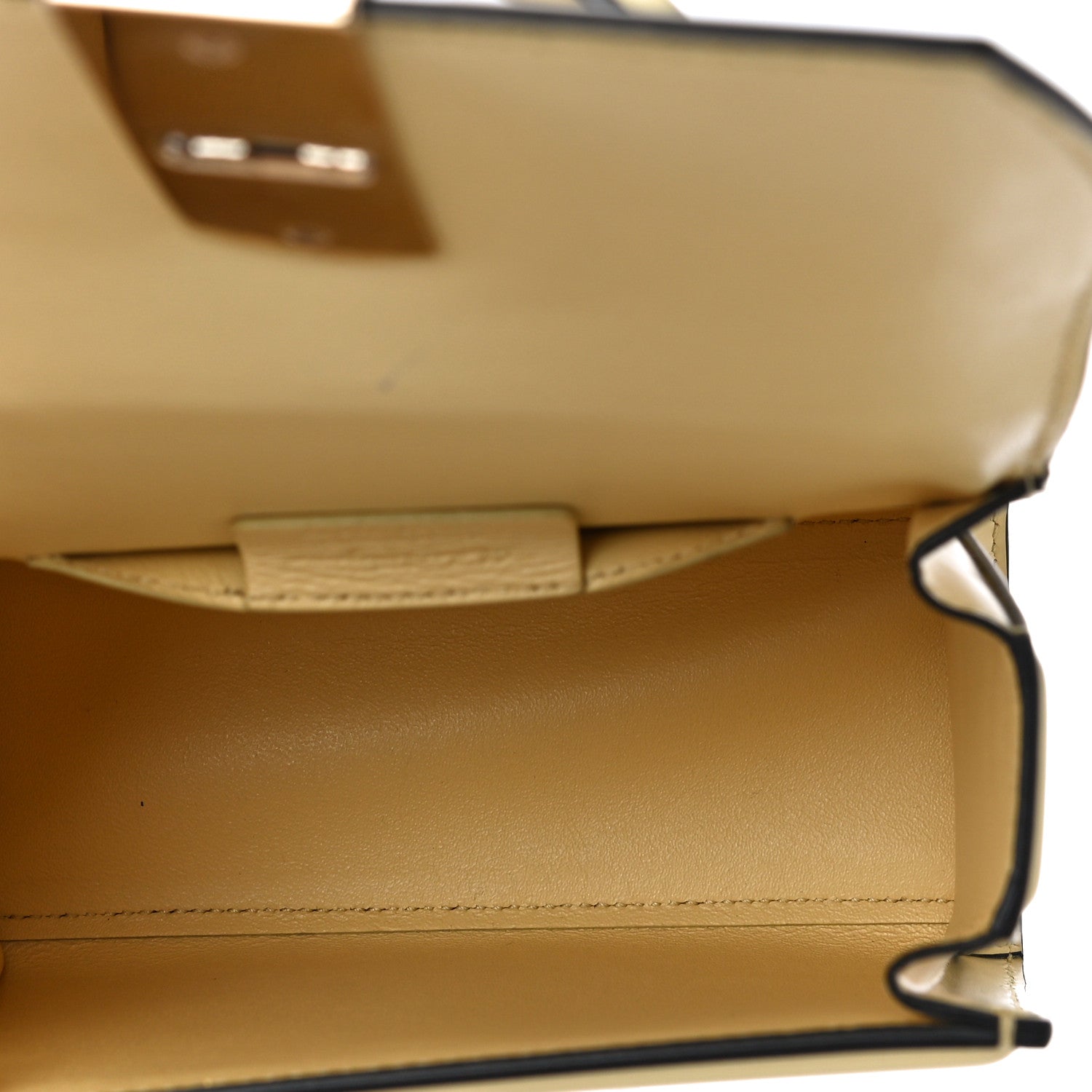 Salvatore Ferragamo Smooth Calfskin Mini Boxyz Light Yellow 5 of 12
