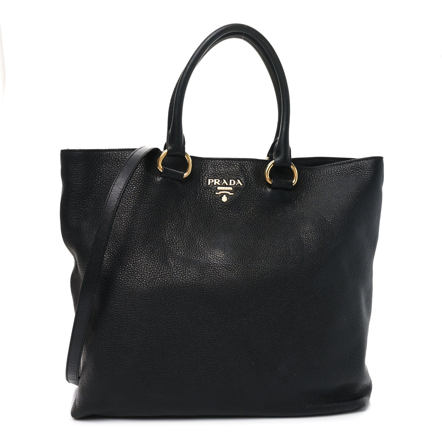 Vitello Daino Tote Black
