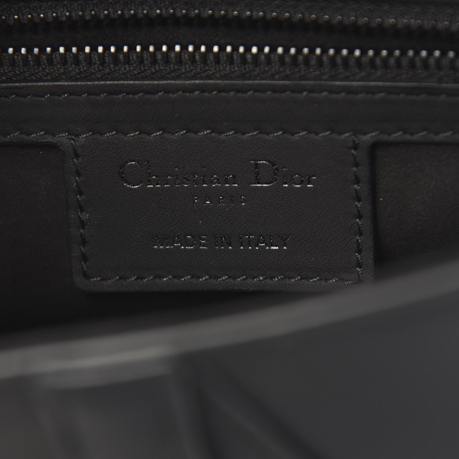 Christian Dior Ultra Matte Calfskin Saddle Bag Black 6 of 13