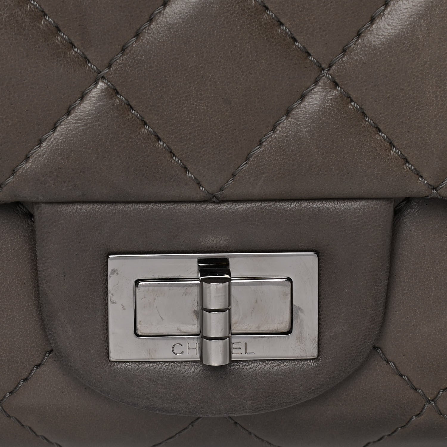 Chanel Lambskin Quilted 2.55 Reissue 227 Flap Brown 8 of 19