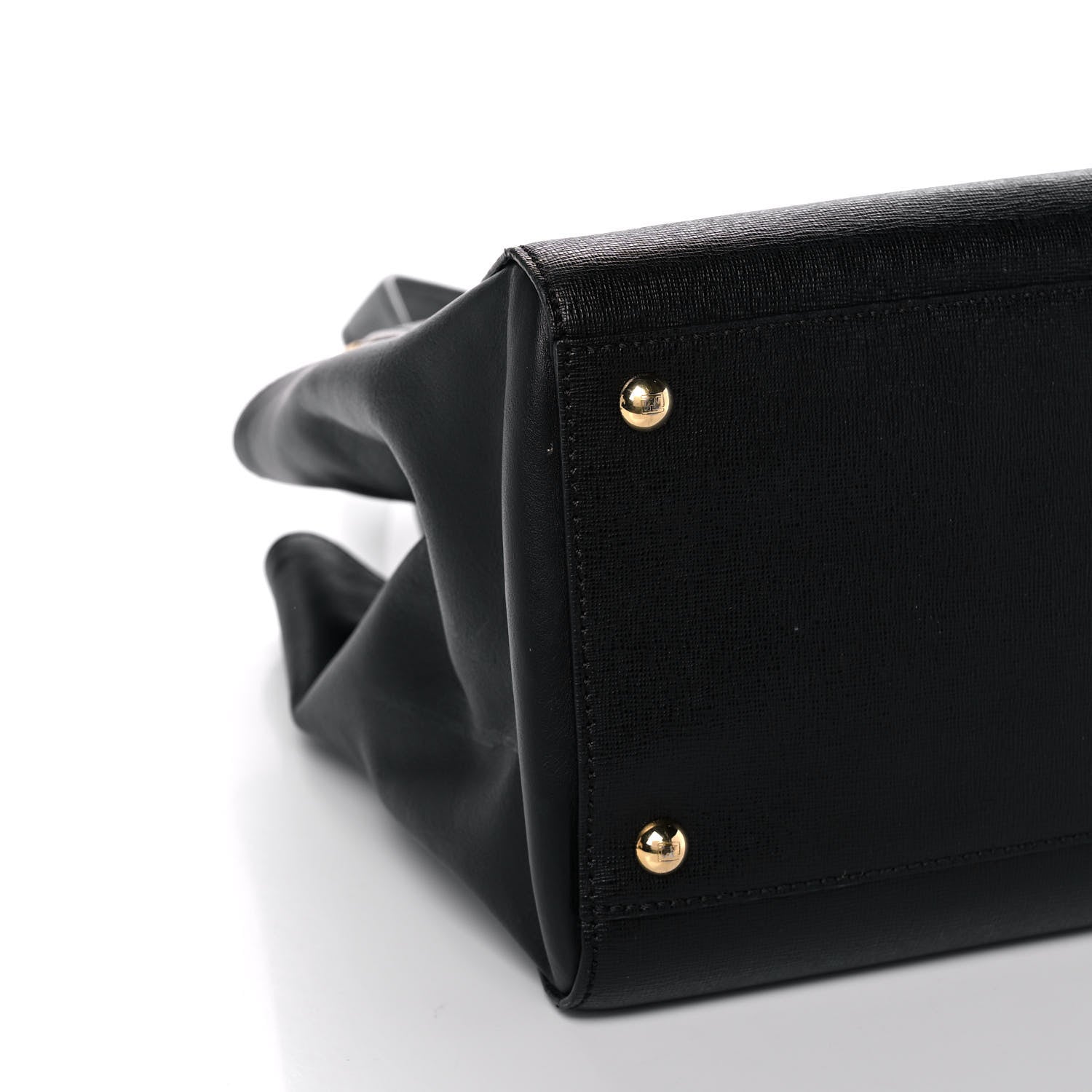 Fendi Vitello Elite Regular 2Jours Tote Black 8 of 10
