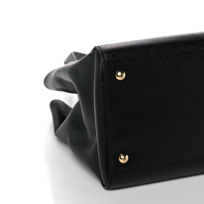 Fendi Vitello Elite Regular 2Jours Tote Black 8 of 10