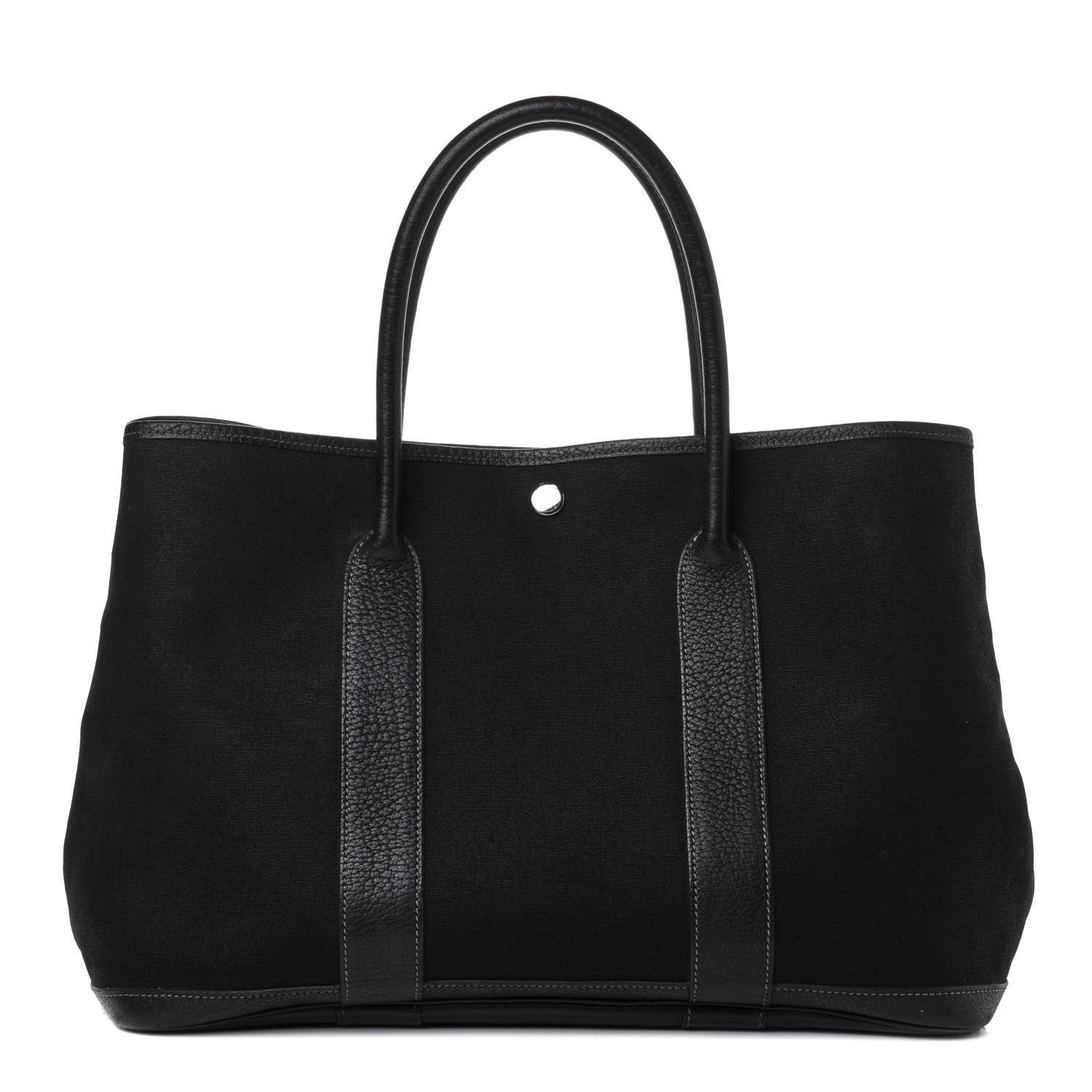 Hermes Toile Negonda Garden Party Tote 36 MM Black 1 of 4