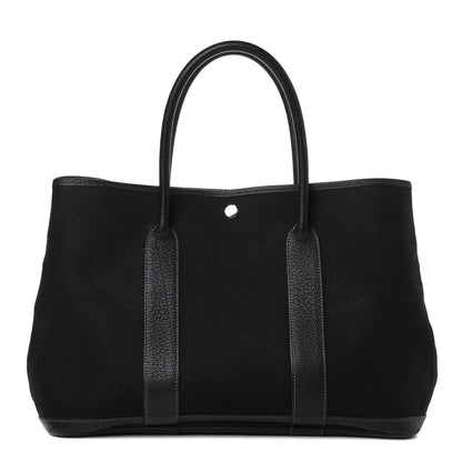 Hermes Toile Negonda Garden Party Tote 36 MM Black 1 of 4