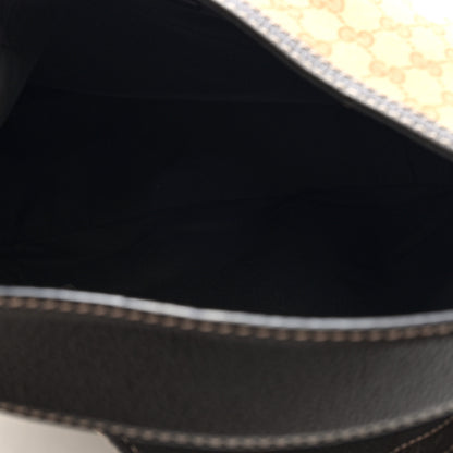 Gucci Monogram Large New Ladies Web Hobo Dark Brown 5 of 10