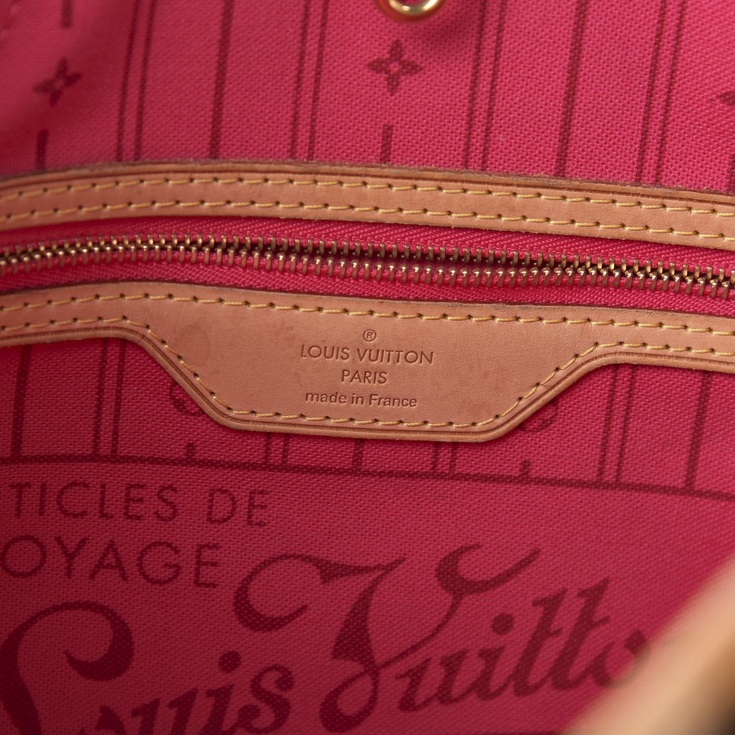Monogram My LV Heritage Neverfull PM White Fuchsia