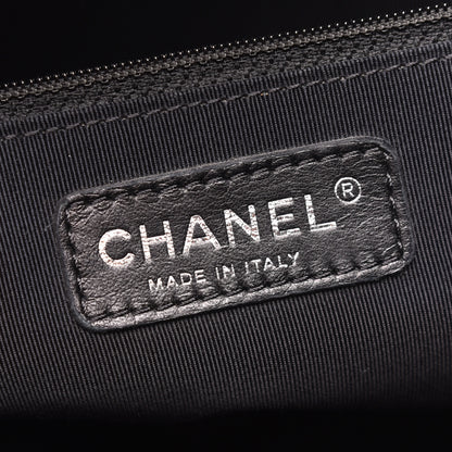 Chanel Calfskin Cerf Executive Shopper Tote Black 6 of 9