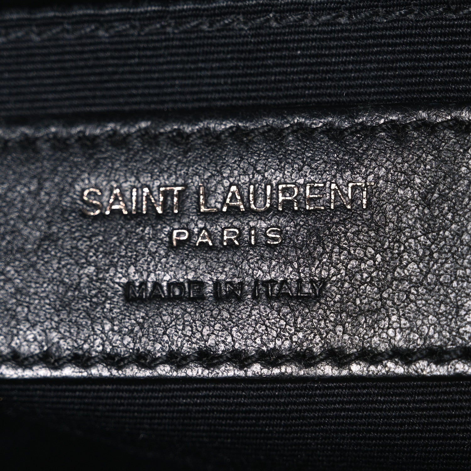Saint Laurent Calfskin Matelasse Monogram Monochrome Lou Camera Bag Black 6 of 13