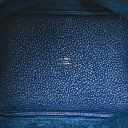 Hermes Taurillon Clemence Picotin Lock 18 PM Deep Bleu 5 of 11