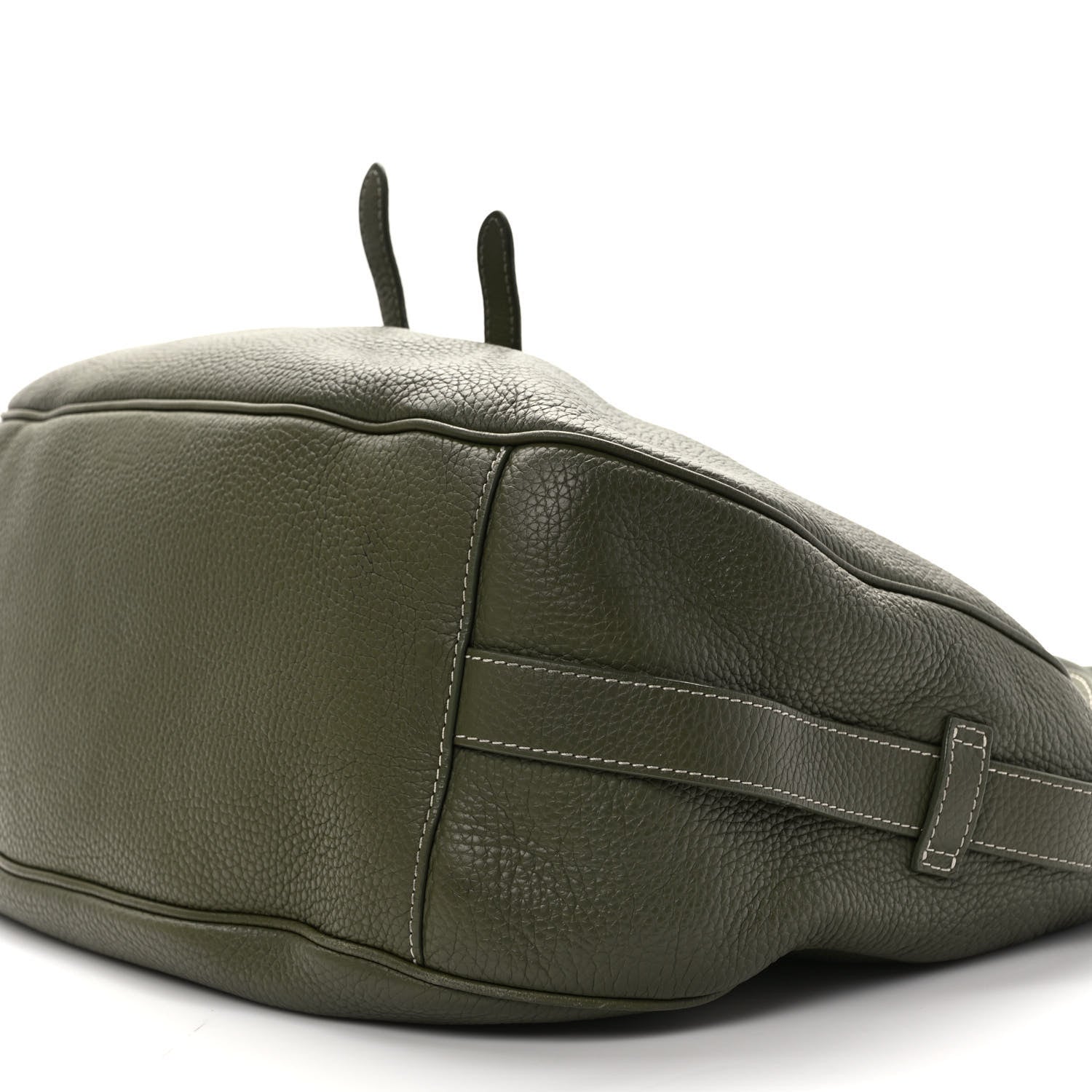 Christian Dior Grained Calfskin Mini Soft Saddle Bag Olive 9 of 9