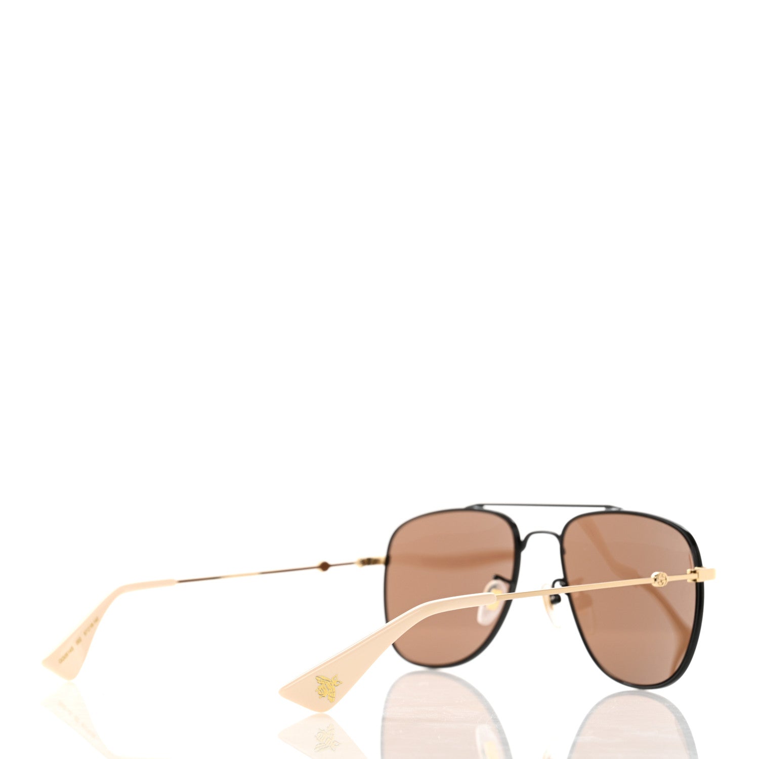 Gucci Aviator Sunglasses GG0514S Gold 4 of 9