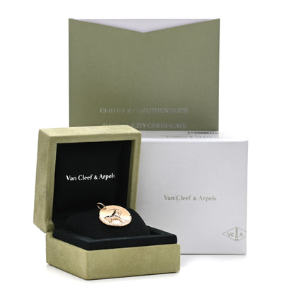 Van Cleef & Arpels 18K Yellow Gold Zodiac Capricorn Pendant 5 of 5