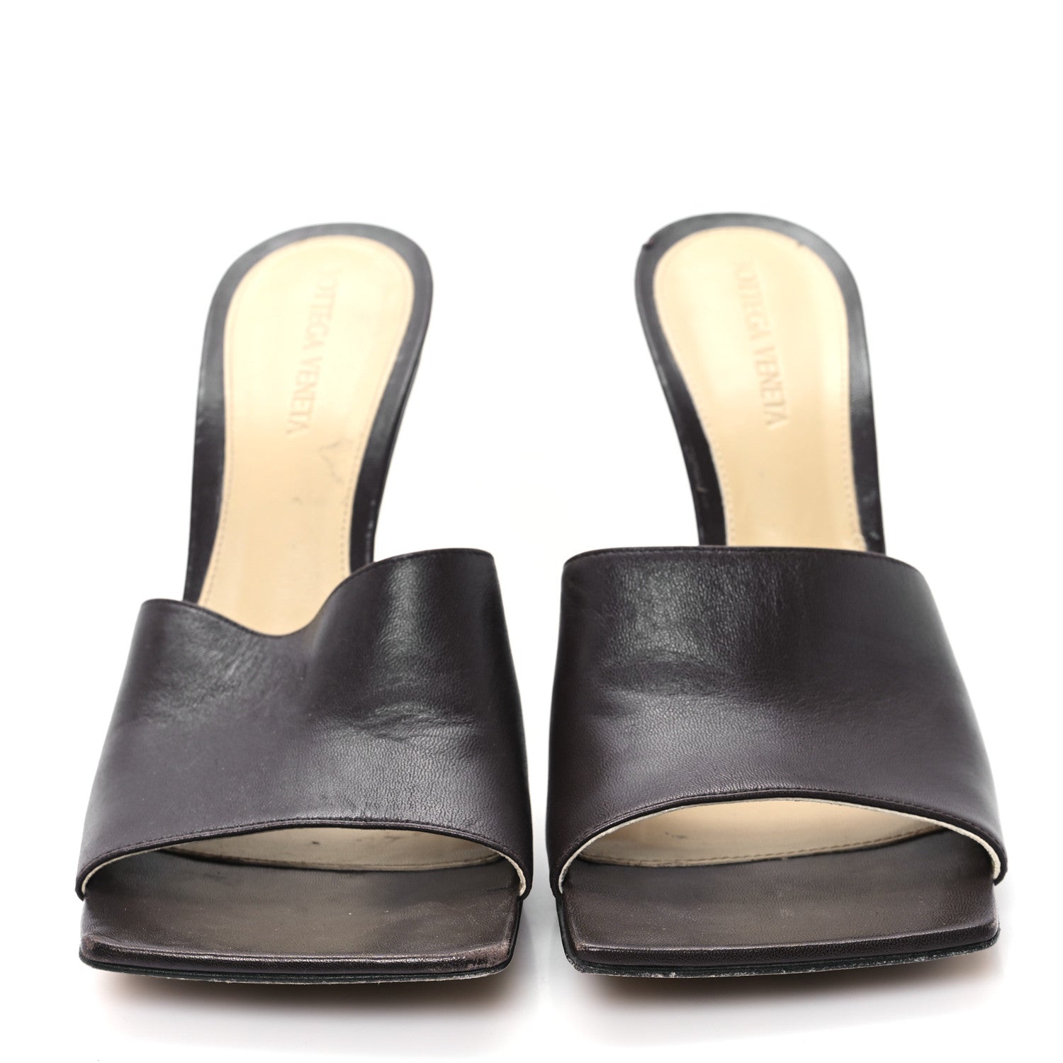 Bottega Veneta Lambskin Stretch Wedge 90mm Sandals 39 Fondant 3 of 8