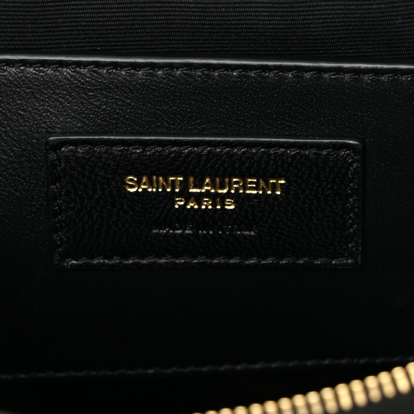 Metallic Calfskin Heart Monogram Crossbody Black Rouge