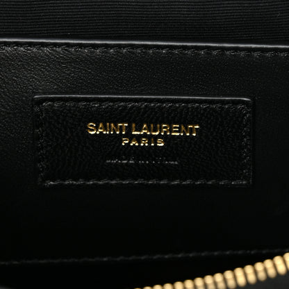 Saint Laurent Metallic Calfskin Heart Monogram Crossbody Black Rouge 6 of 12