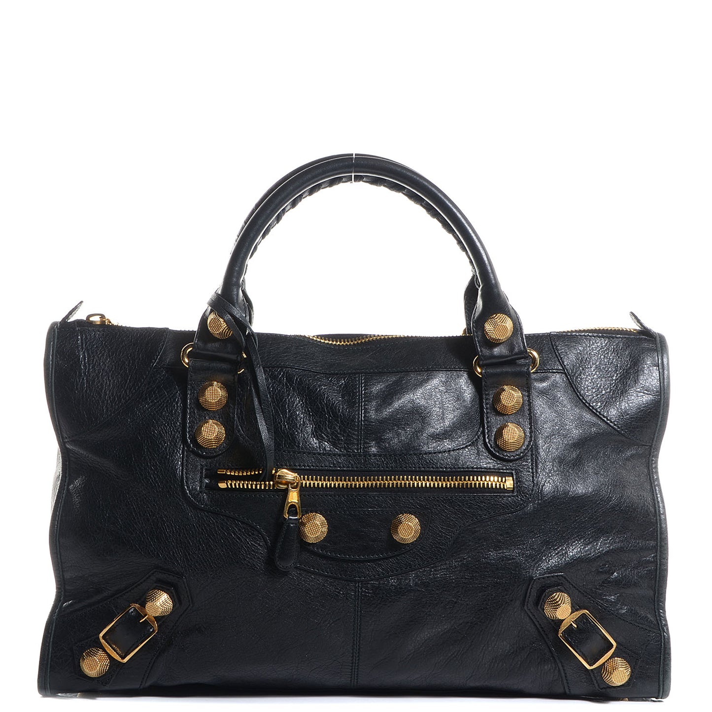 Agneau Giant 21 Gold Hardware Work Black