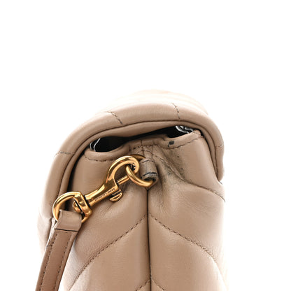 Saint Laurent Calfskin Y Quilted Monogram Toy Loulou Satchel Light Natural 14 of 14