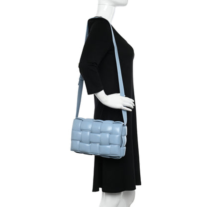 Bottega Veneta Nappa Maxi Intreccio Padded Cassette Crossbody Bag Ice 2 of 10