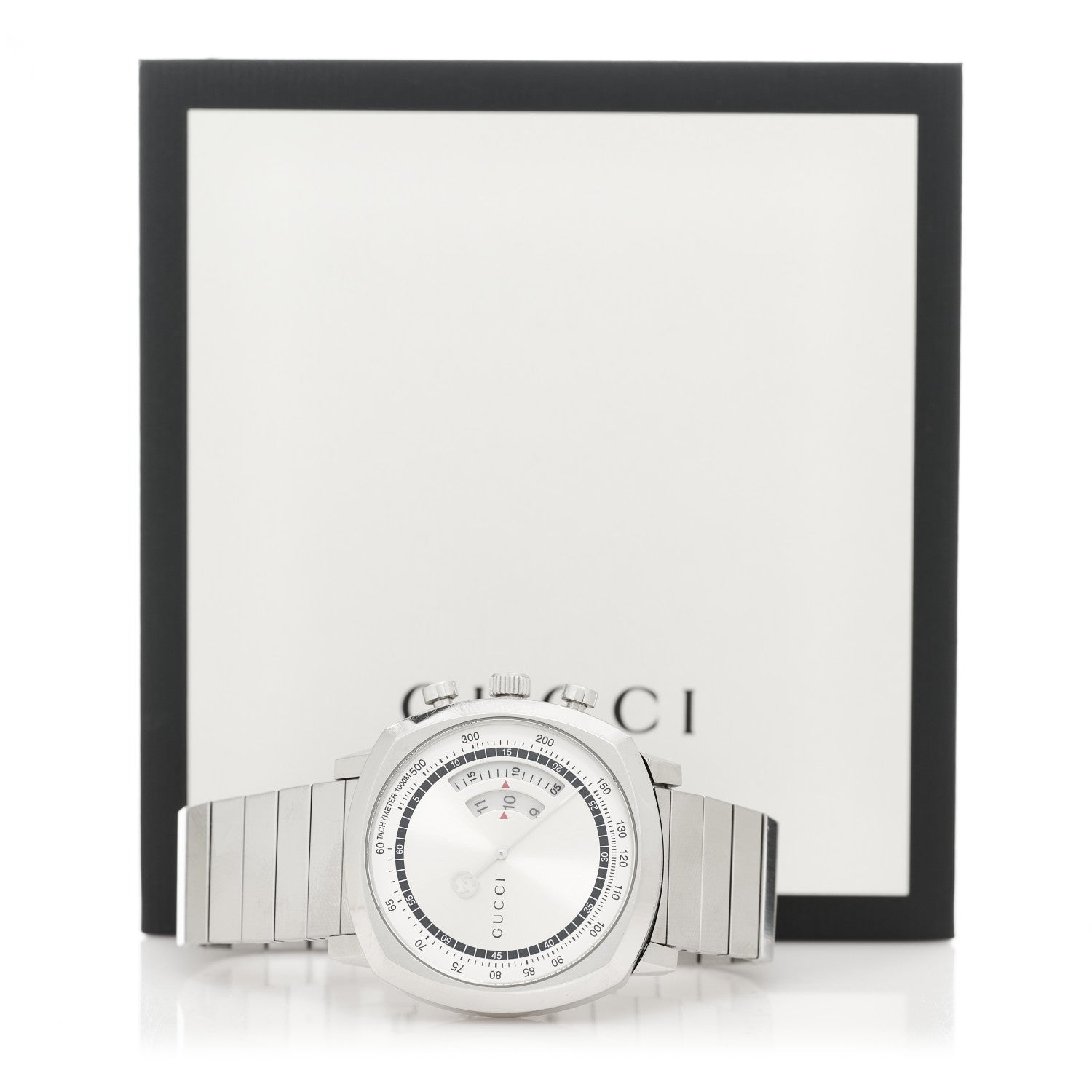 Gucci Stainless Steel 40mm Grip Quartz Watch 5 of 5