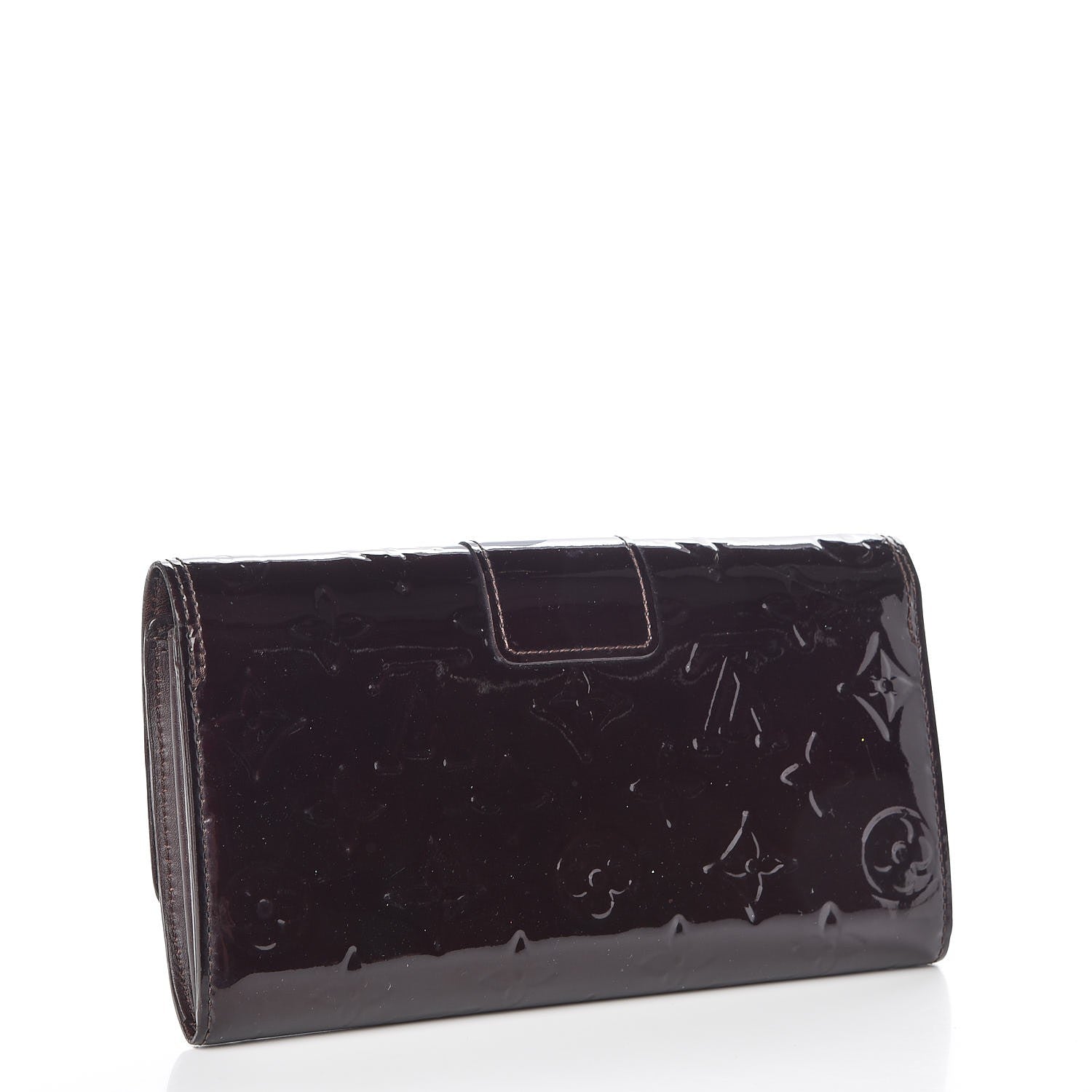 Louis Vuitton Vernis Sarah Noeud Wallet Amarante 3 of 9