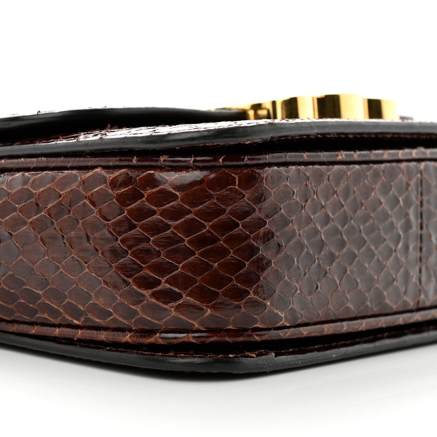 Celine Watersnake Teen Triomphe Brown 10 of 16