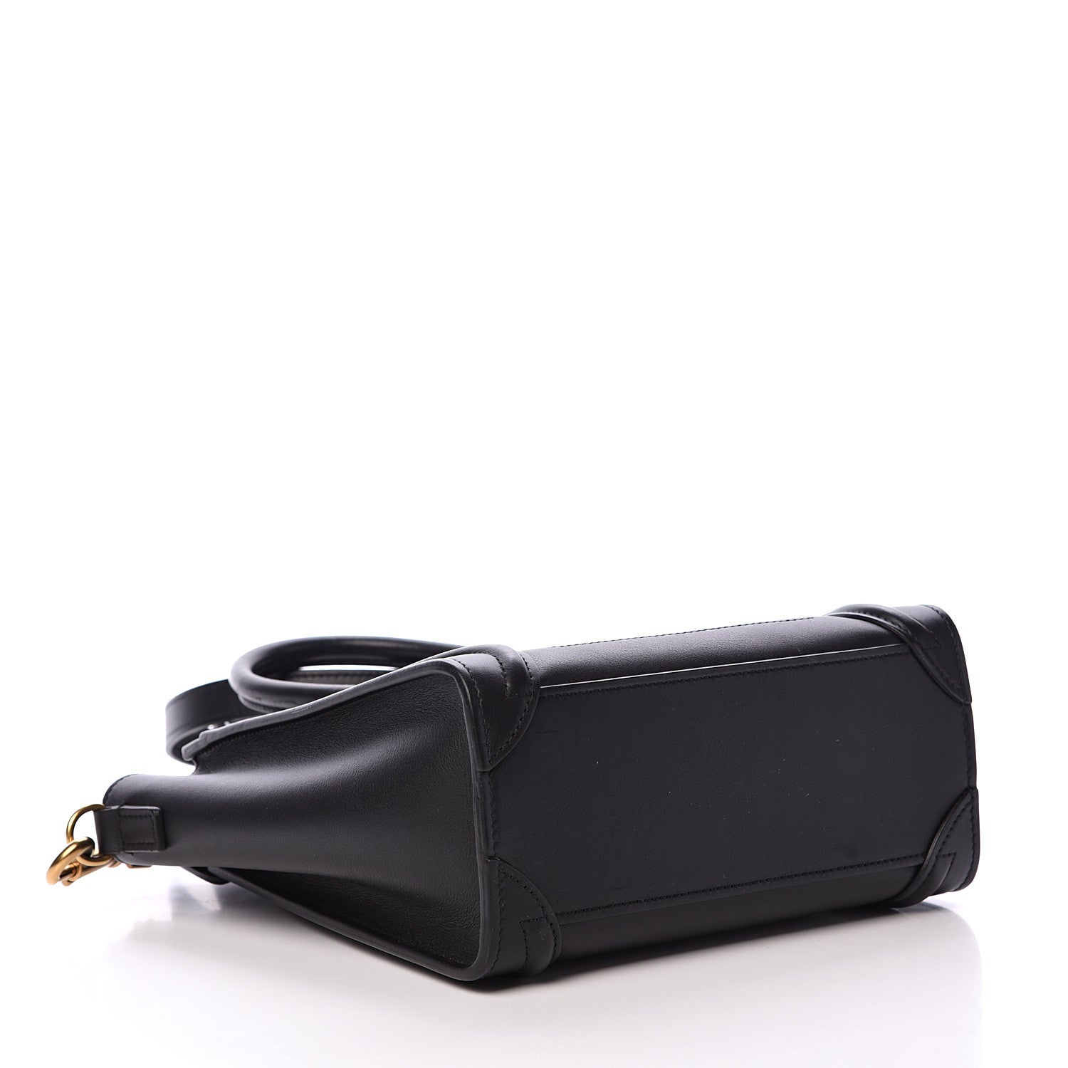 Celine Smooth Calfskin Nano Luggage Black 3 of 13