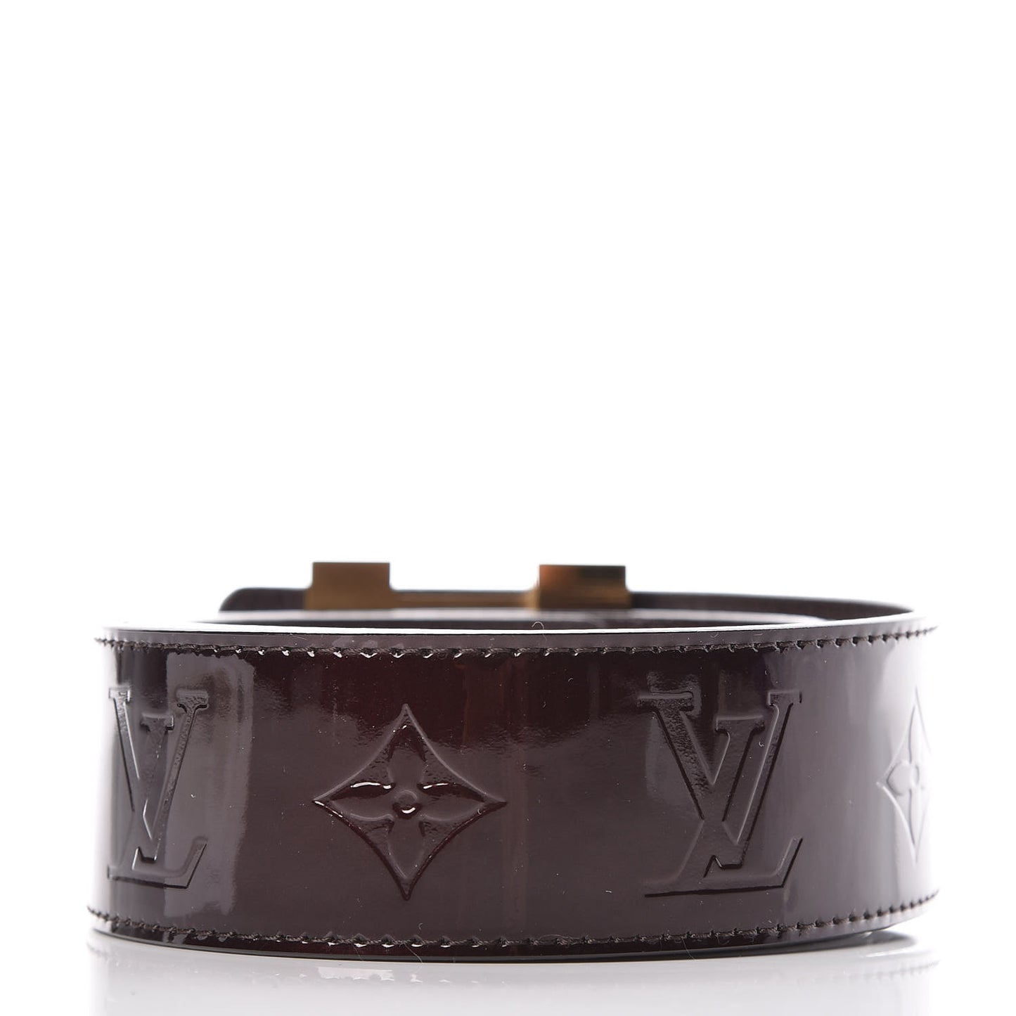 Vernis LV Facettes Belt 85 34 Amarante