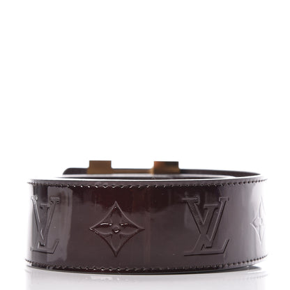 Louis Vuitton Vernis LV Facettes Belt 85 34 Amarante 3 of 7
