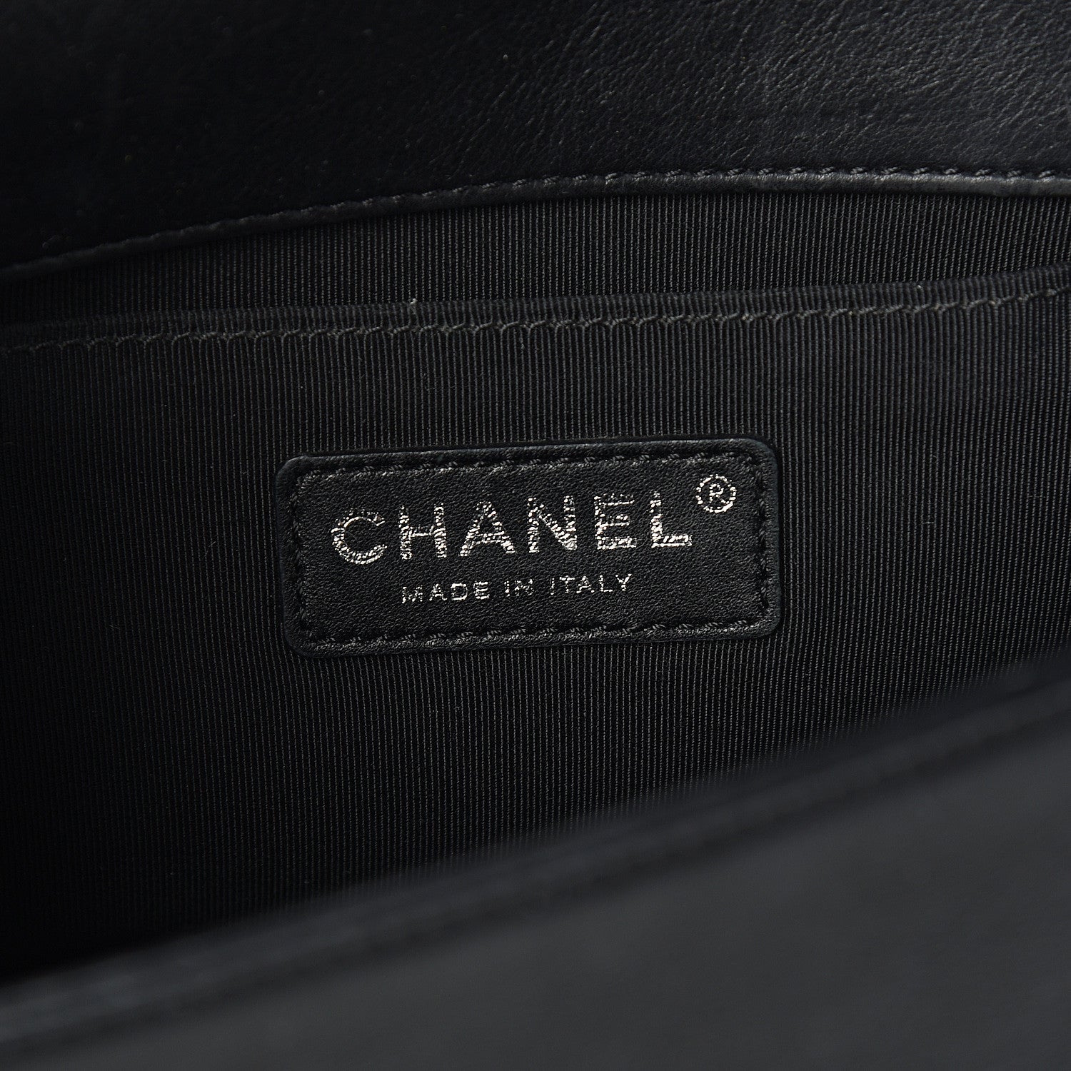 Chanel Calfskin Quilted Medium Boy Flap Black 6 of 12